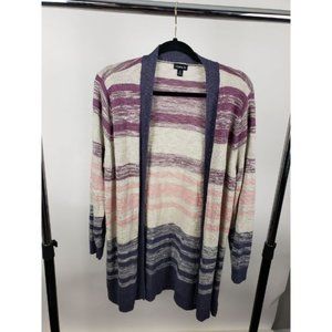 Torrid Striped Long Sleeve Cardigan